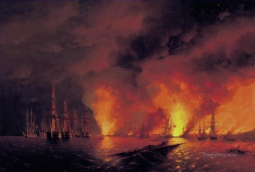 sinop Lienzo - Batalla de las batallas navales de Sinop
